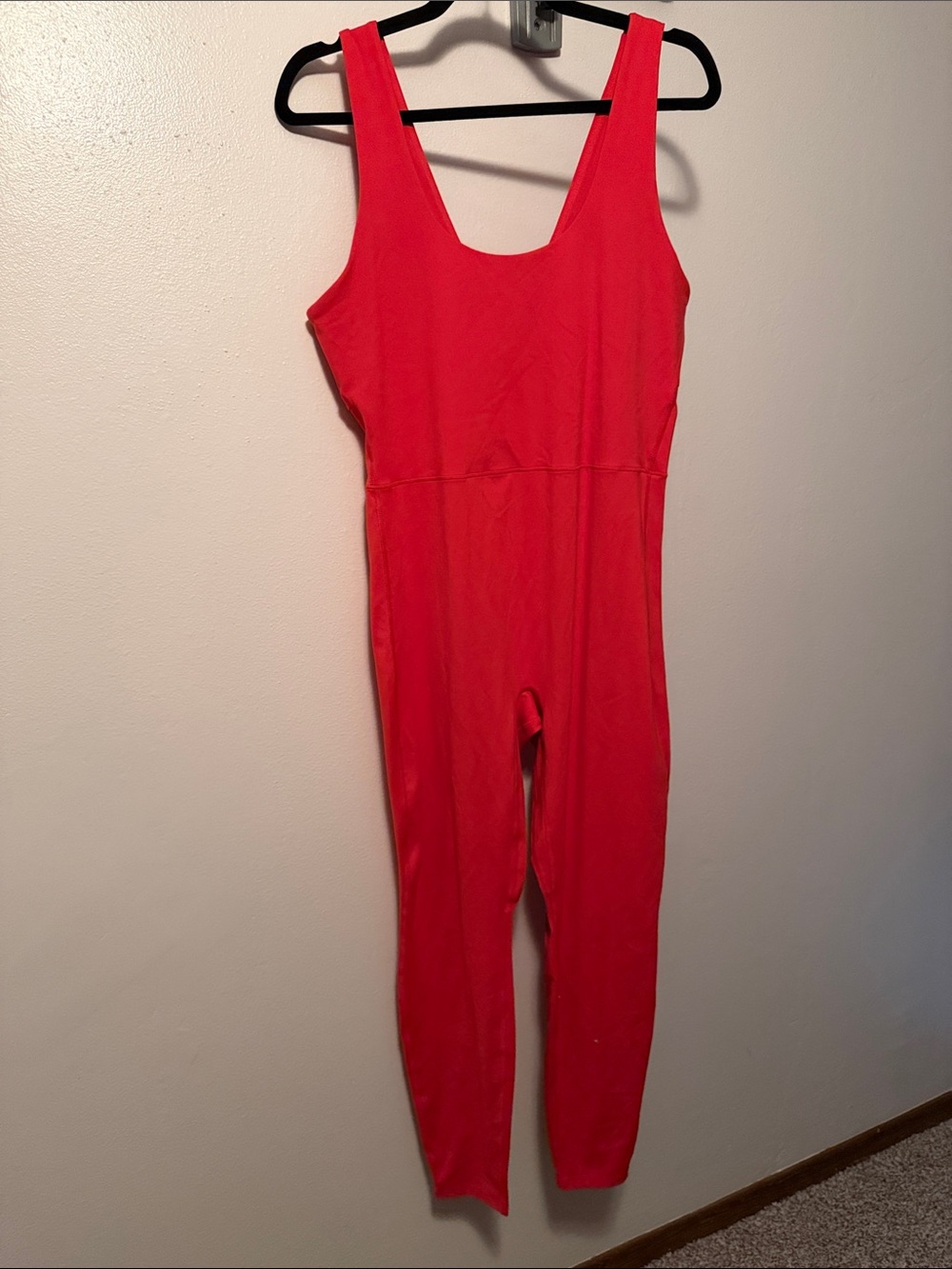 all in motion Red Sleeveless Scoop-Neck Jumpsuit